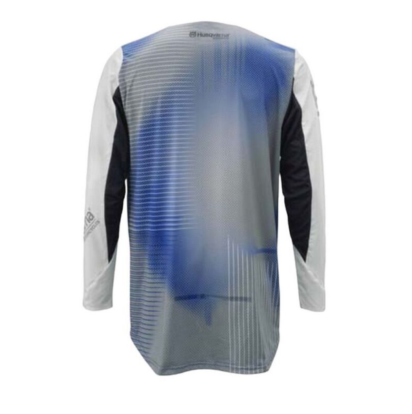 RAILED JERSEY BLUE