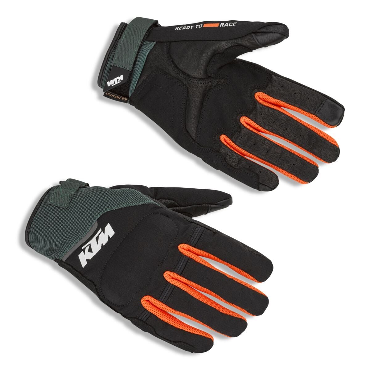 TWO 4 RIDE V3 GLOVES - BLACK/GREEN