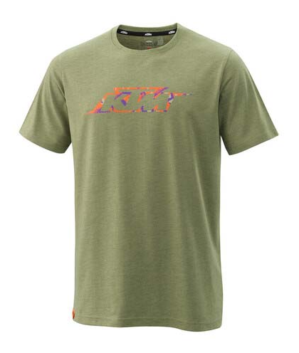 CAMO TEE GREEN MELANGE
