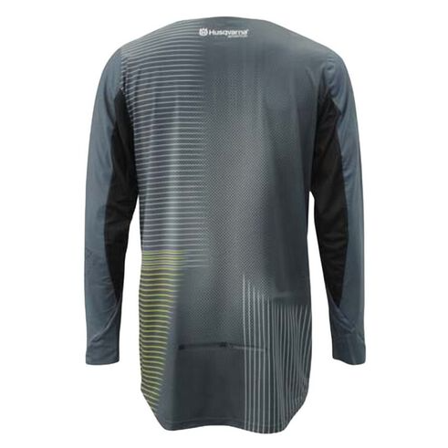 RAILED JERSEY GREY